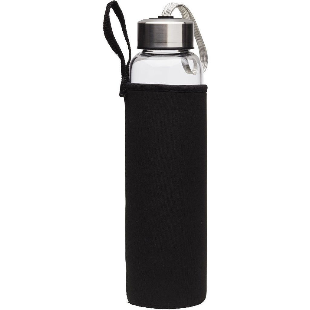 Black Obsidian Crystal Water Bottle