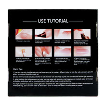 PolyGel Nail Starter Kit Extension Builder 14pc 6 colors - UV Lamp Slip Solution